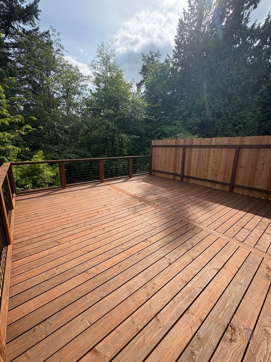 Deck and Patio Construction for NWP Construction Co. in Gig Harbor, WA