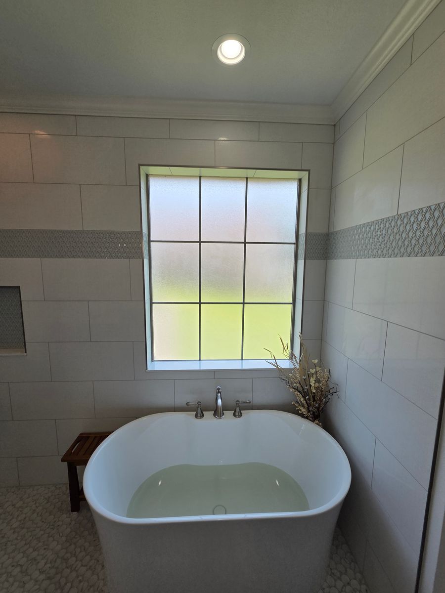 Bathroom Remodel for D&J Custom Floors in Nederland, TX