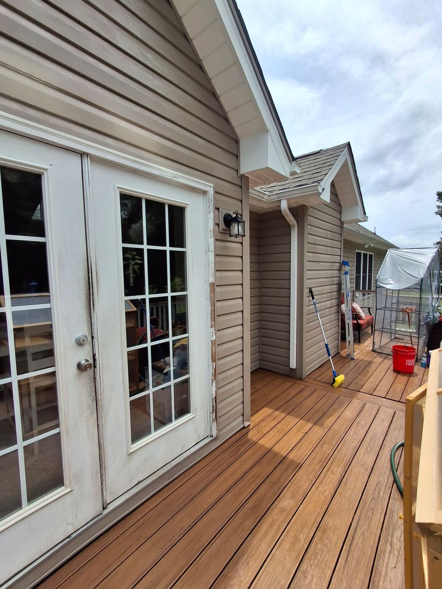 Deck Construction for P Martinez Painting in Salem, VA