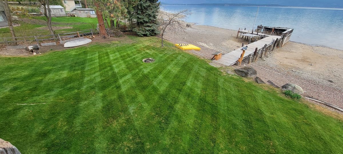 Landscape Installation for Blue Ridge Landscape in Polson, MT