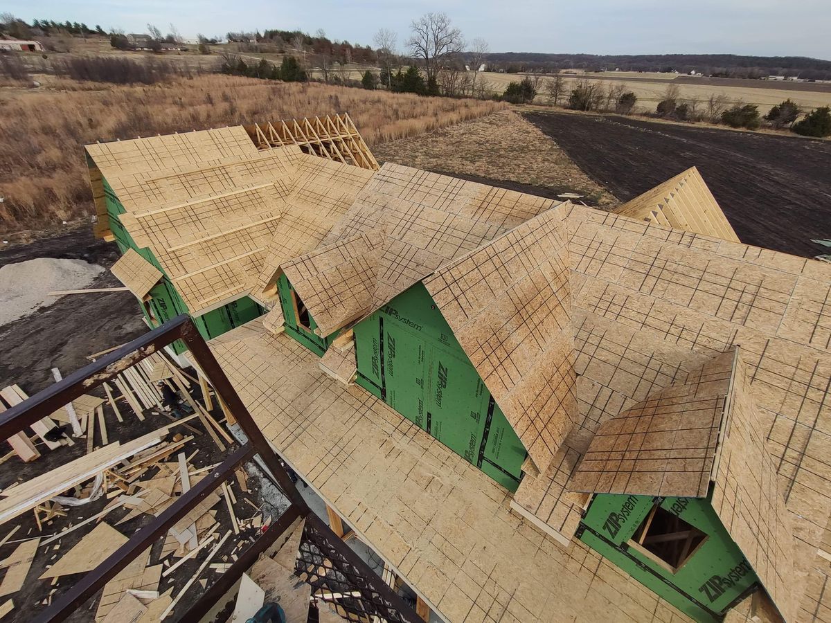 Custom Home Construction for Midwest Framing in Lawrence, KS