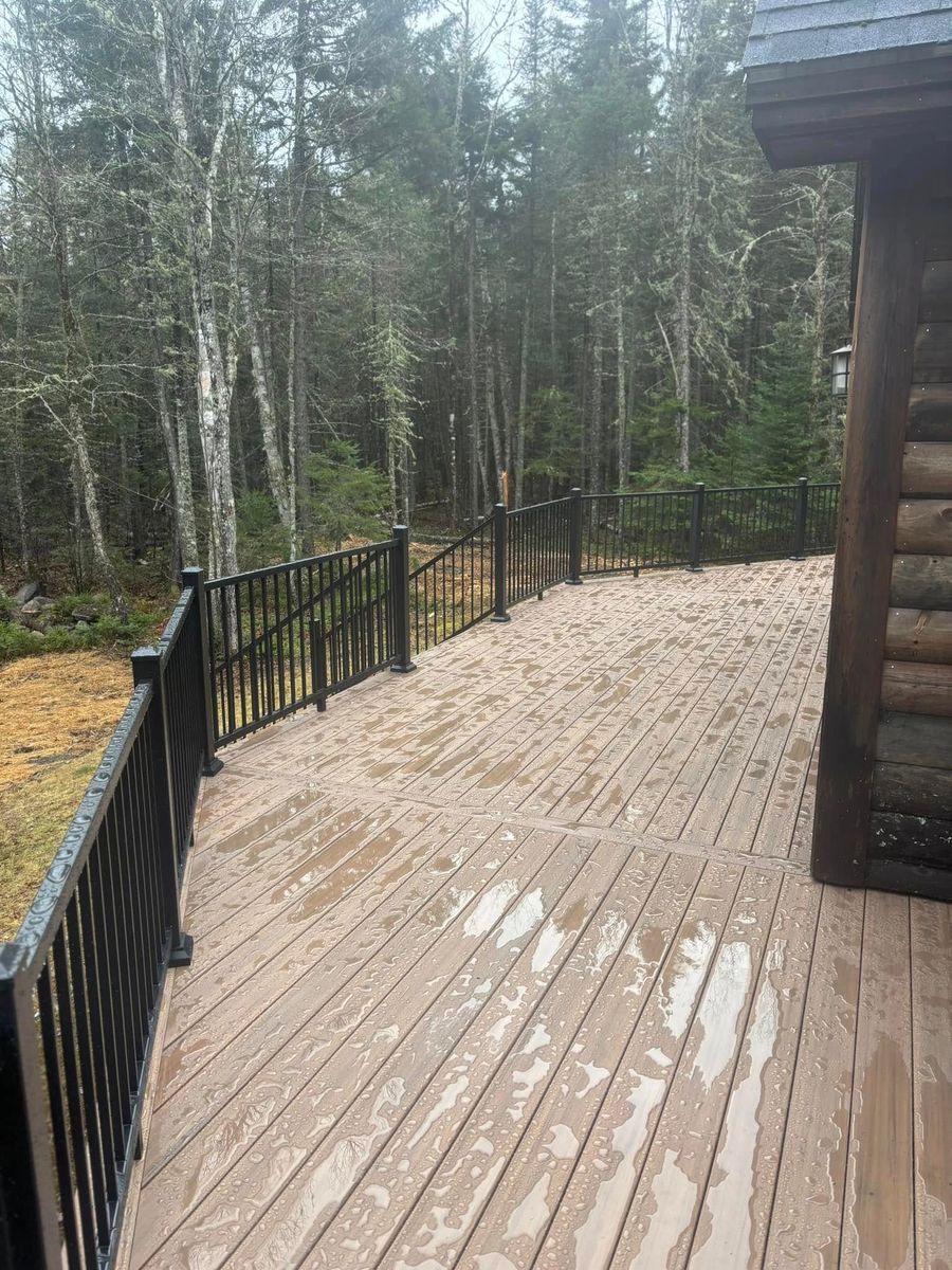 Deck Installation for True North Home Services in Brewer, ME