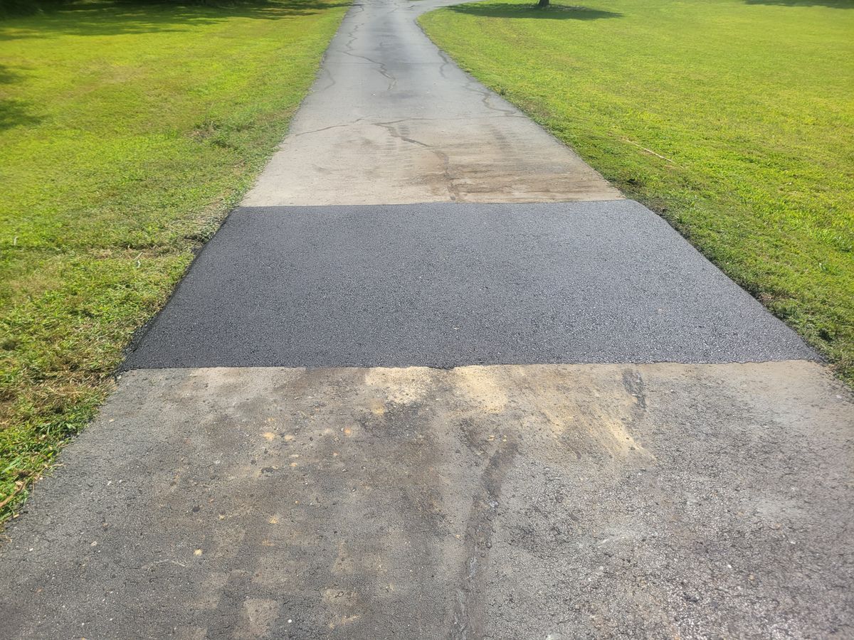 Patching for CJ's Paving and Sealcoating in Lynchburg, VA