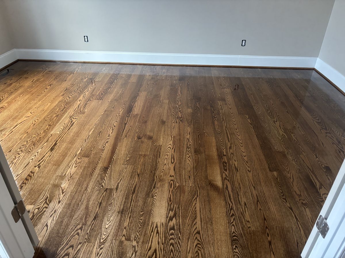 Refinishing hardwood flooring for Jason Tench Flooring LLC in Richmond, VA