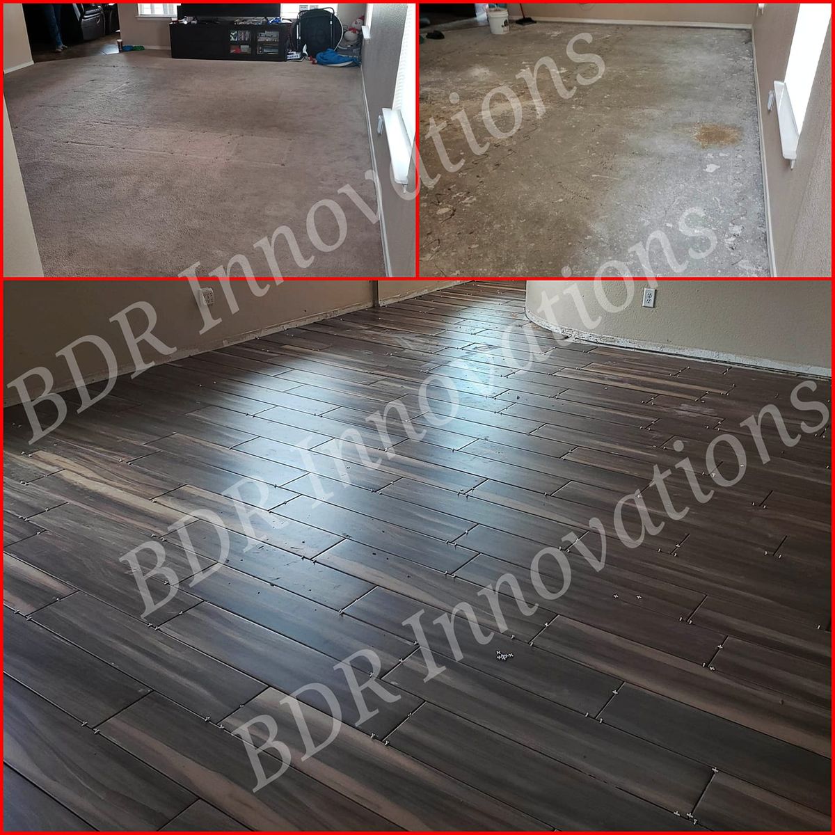 Flooring for BDR Innovations in El Paso, TX