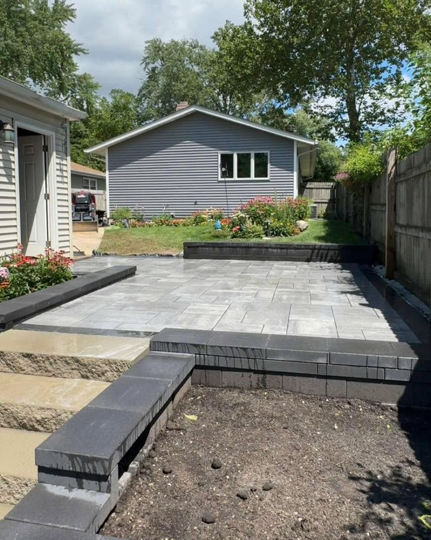 Paver Patios for H&L Lawn Care LLC in Twin Lakes, WI