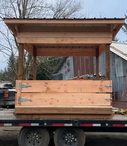 Hay Storage and Feeders for Oats Equestrian Fencing LLC in Arlington, WA