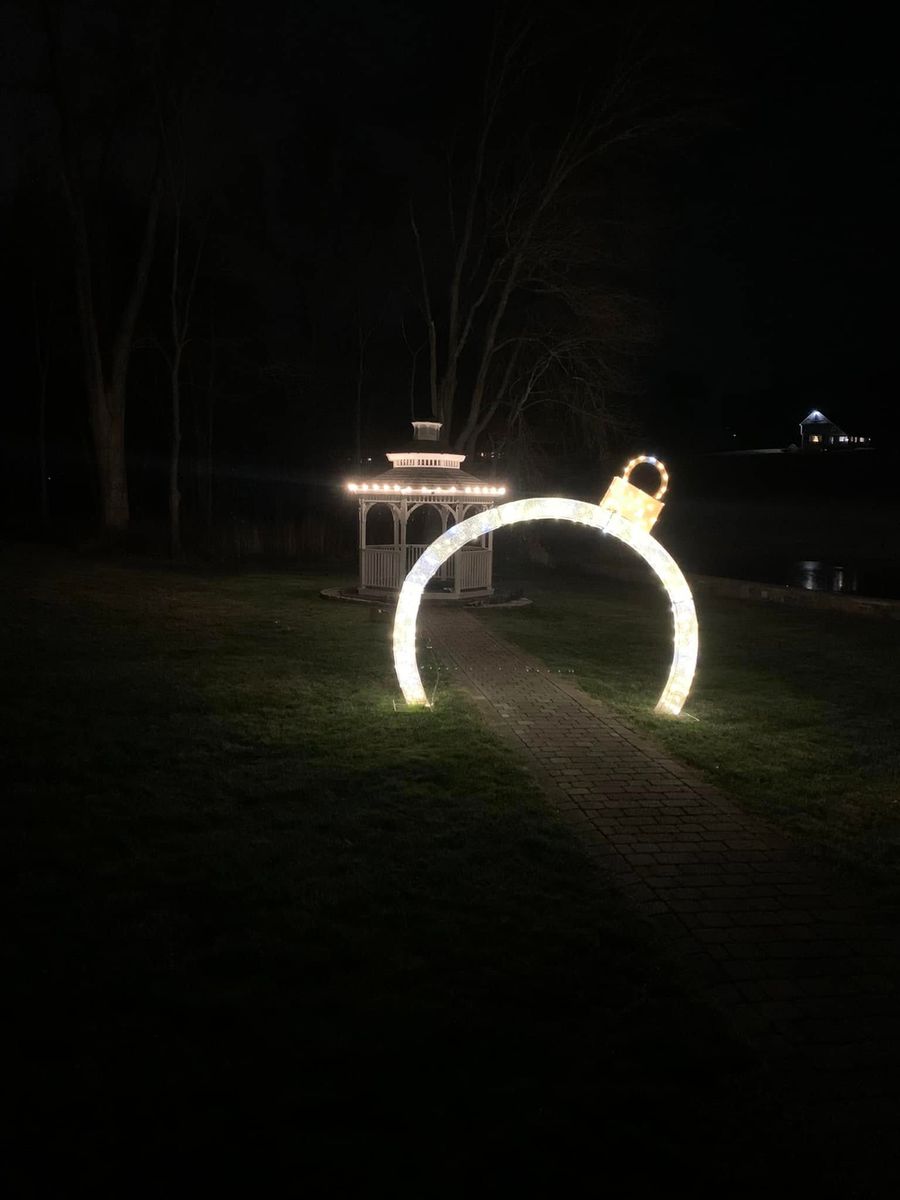 Seasonal Light Installation for Deck the Halls in Bristol, CT