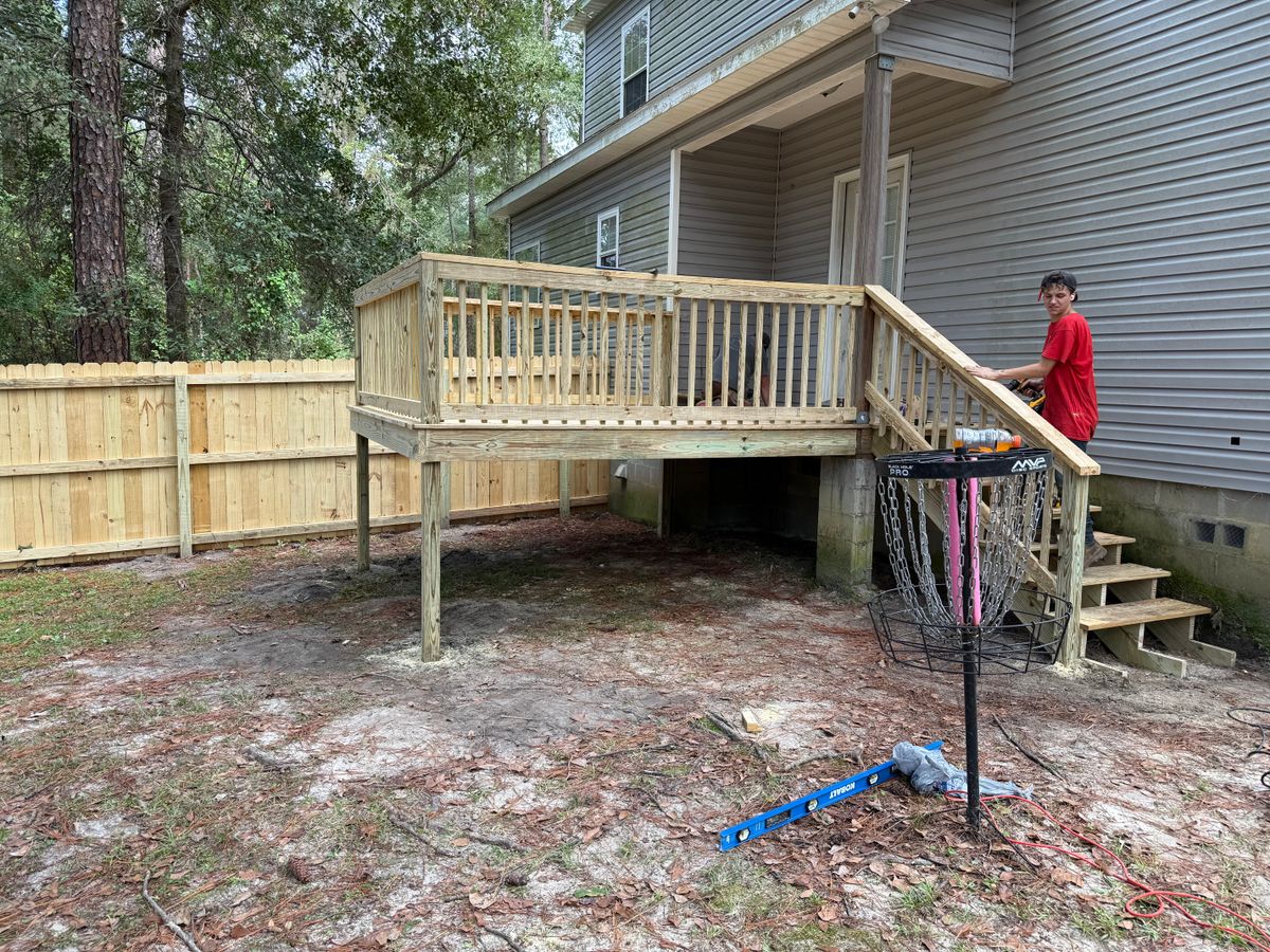 Deck & Patio Installation for American Privacy Fencing & More in Statesboro, GA