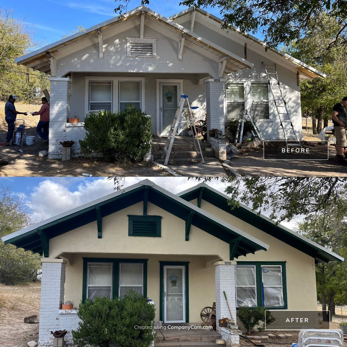 Painting for Barcenas Roofing & Remodeling in San Saba, TX