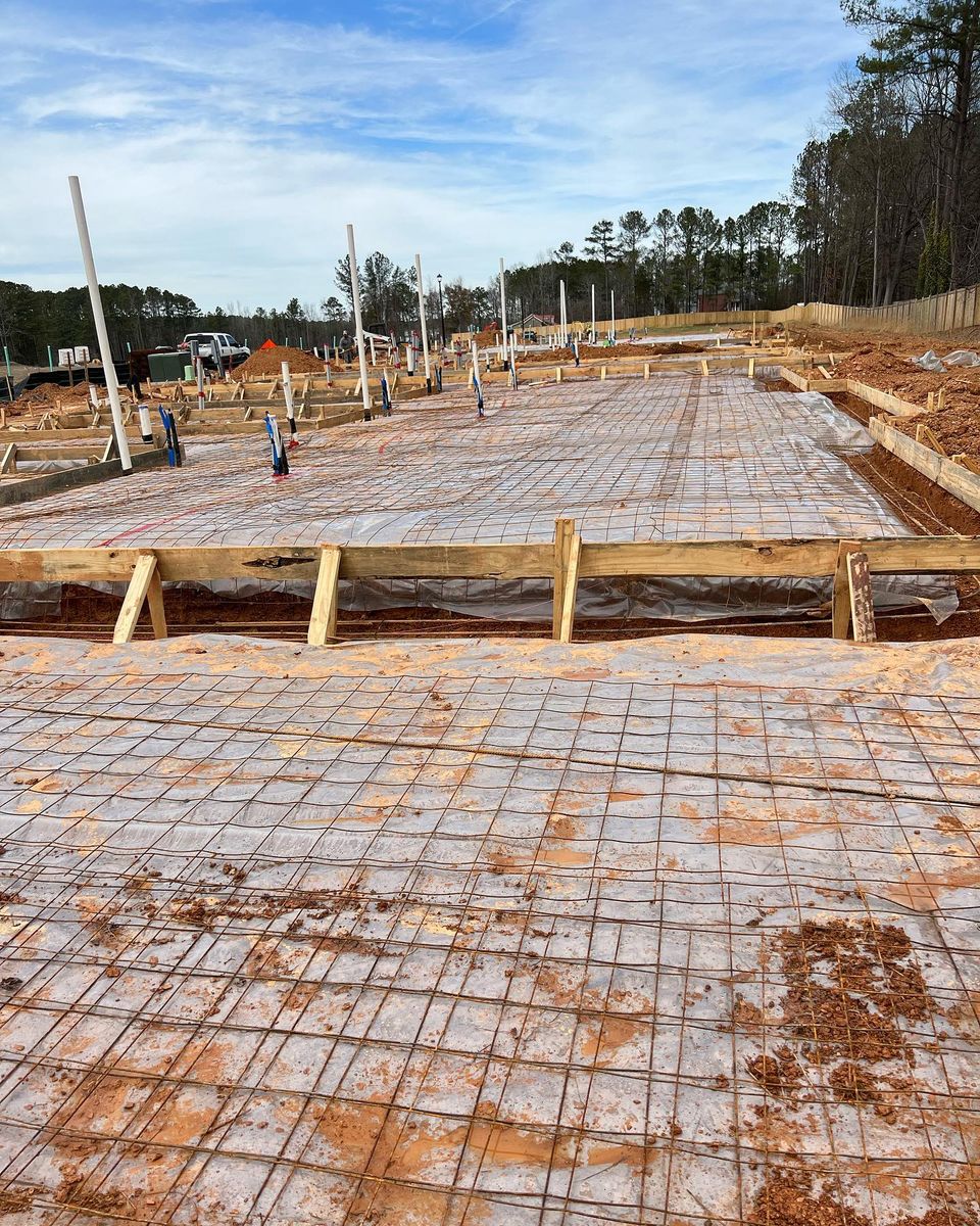 Concrete Slab Construction for 4 Season Concrete LLC in Atlanta, GA