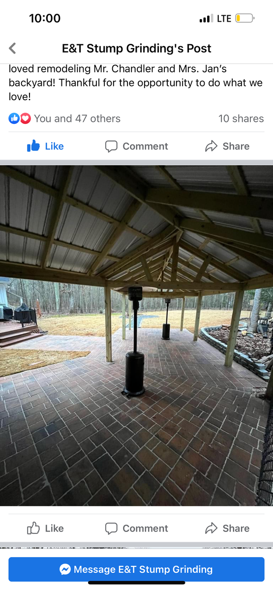 Backyard Remodel for E&T Outdoor Pros in LaGrange, GA