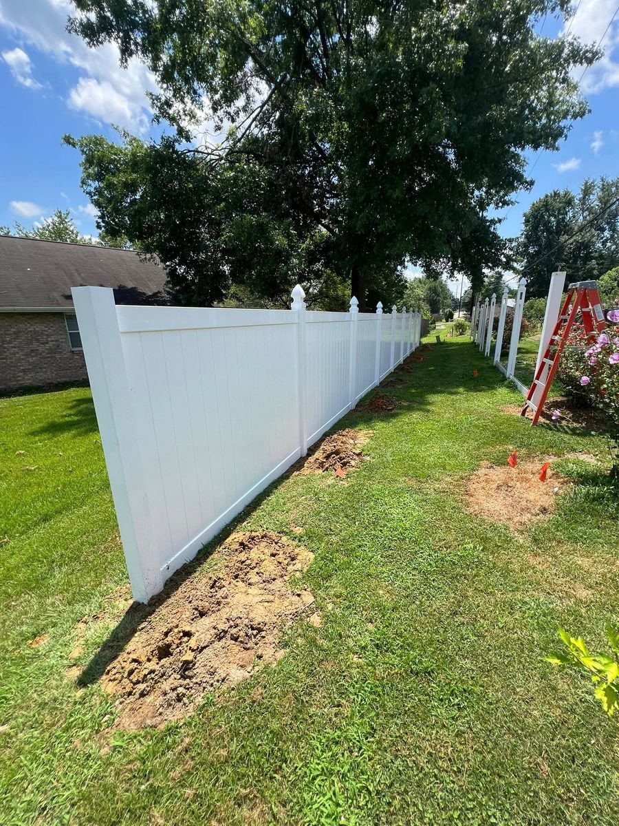Fence Installation for Penrod & Son's Fencing in Greenville, KY