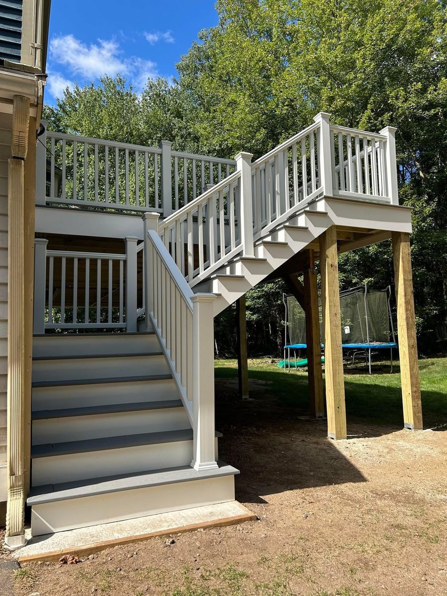 Decks & Porches for SJ Burke Construction in East Bridgewater, MA
