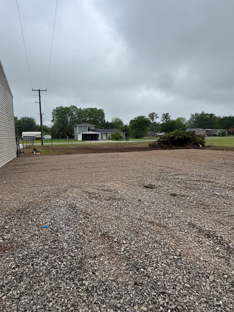 Site Grading for Vaughan Land Management  in Lawton, OK