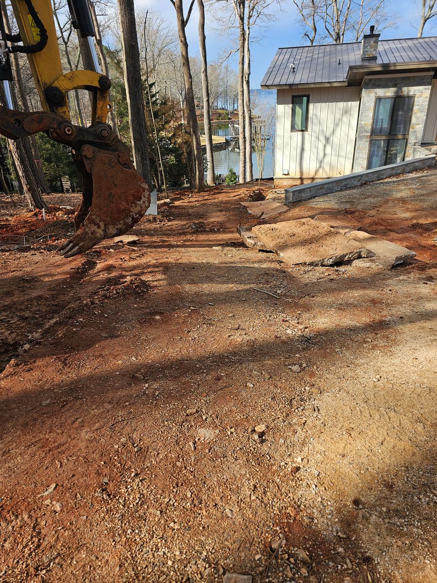 Excavation for RA Lawn Care, Landscape & Hardscape in Littleton, NC
