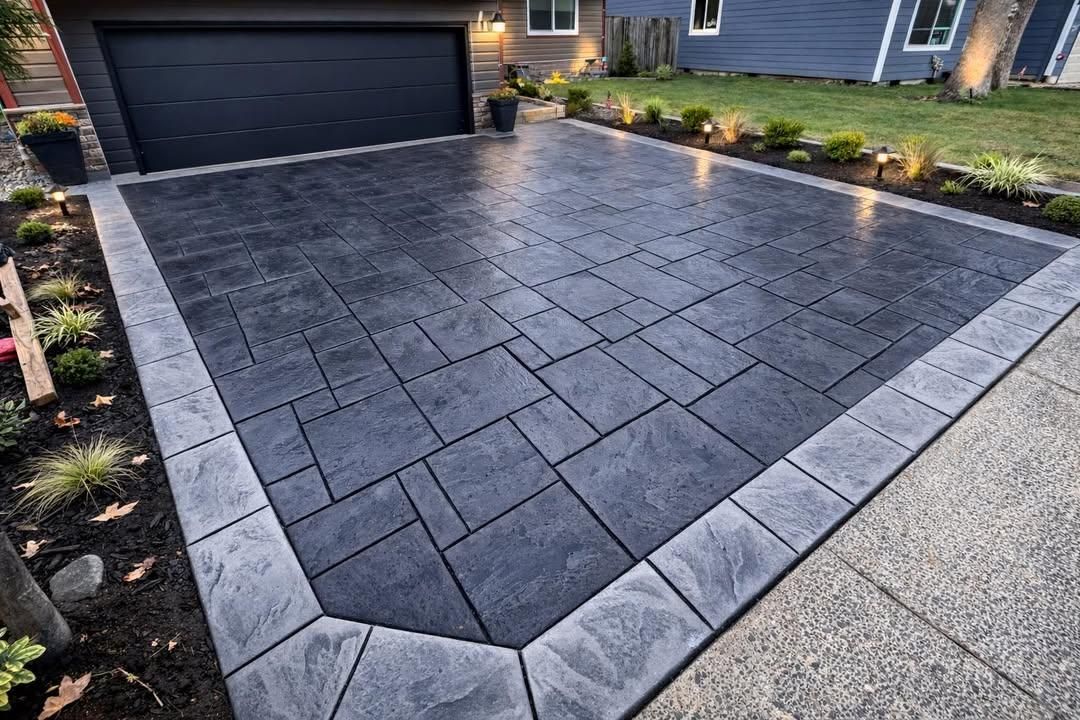 Stamped Concrete for Olmedo Bros Concrete LLC in McMinnville, OR