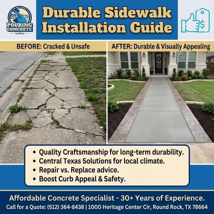 Driveway Construction for Affordable Concrete Specialist in Round Rock, TX