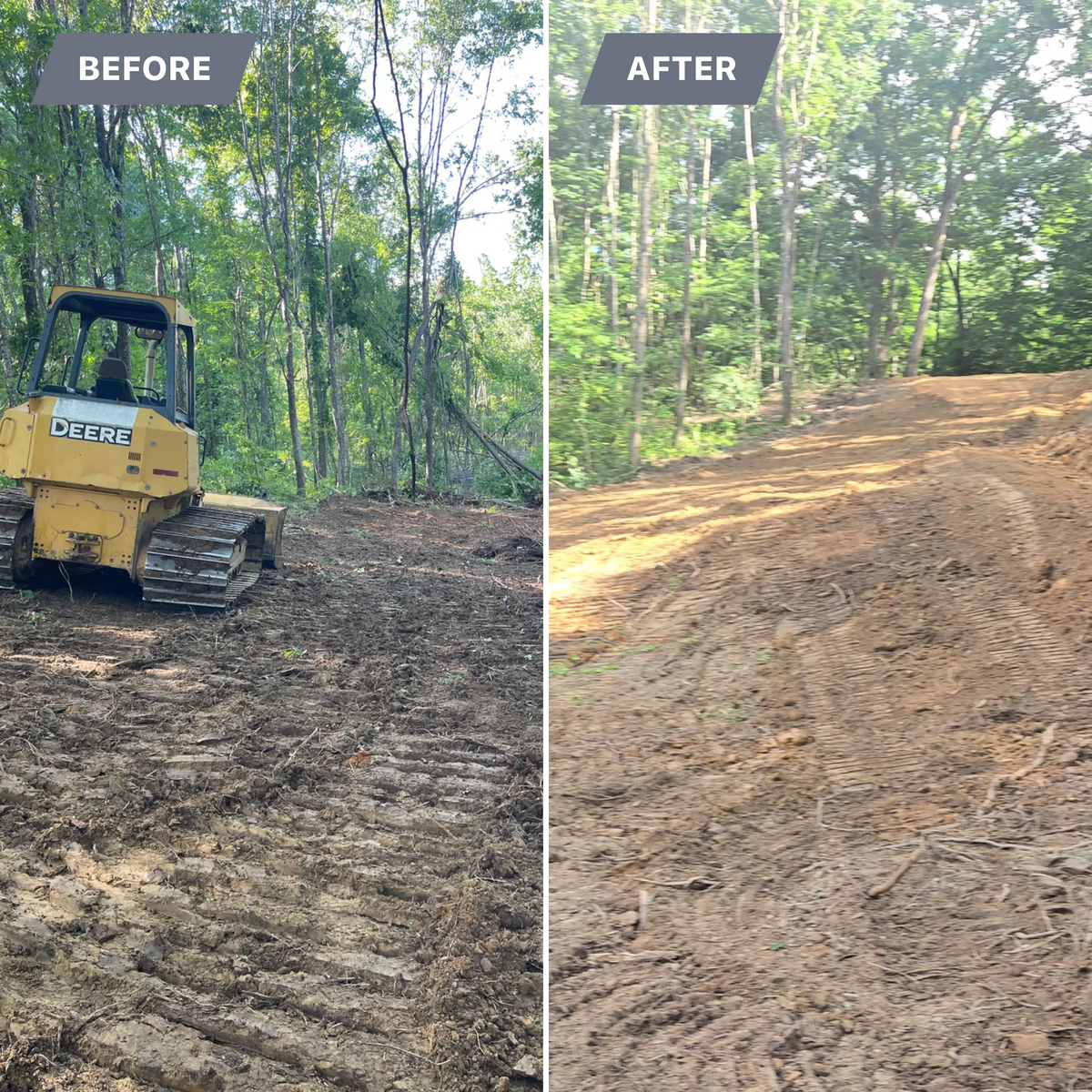Land Grading for Maness Trucking & Excavation in Lexington, TN