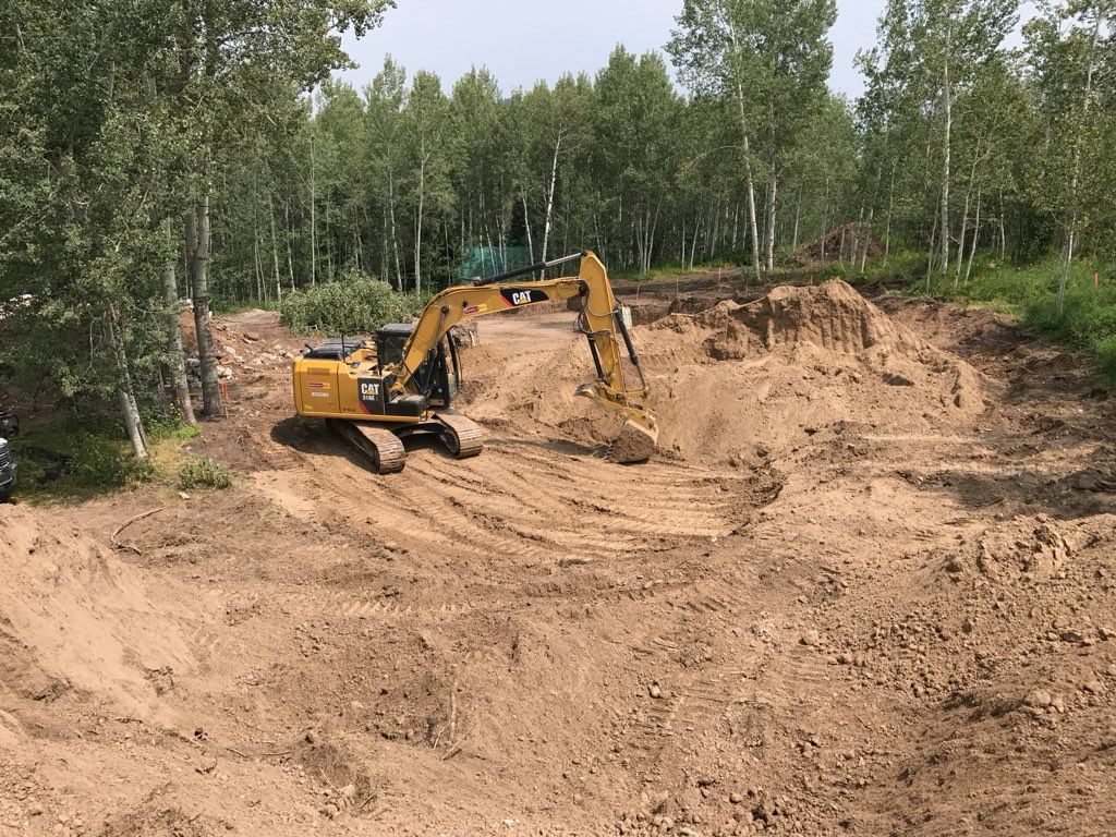 Site Grading for Hansen Earth Works in Jackson, WY
