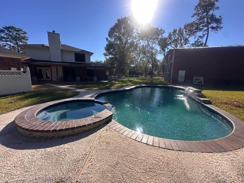 Pool Deck Paving for 123 Pool Renovations in Houston, TX