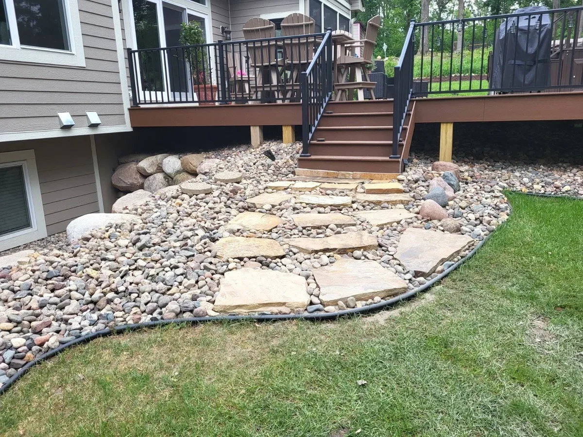 Paver Porch & Step Installation for Humphries Hardscape - Pavers and Landscaping in Wyandotte, MI