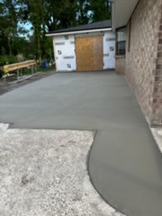 Sidewalk Installation for Kracker Jax Affordable Concrete in Jacksonville, FL