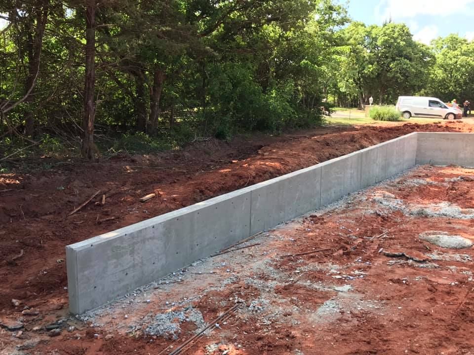 Commercial concrete Foundations for RM Concrete Construction,LLC. in Norman, , OK