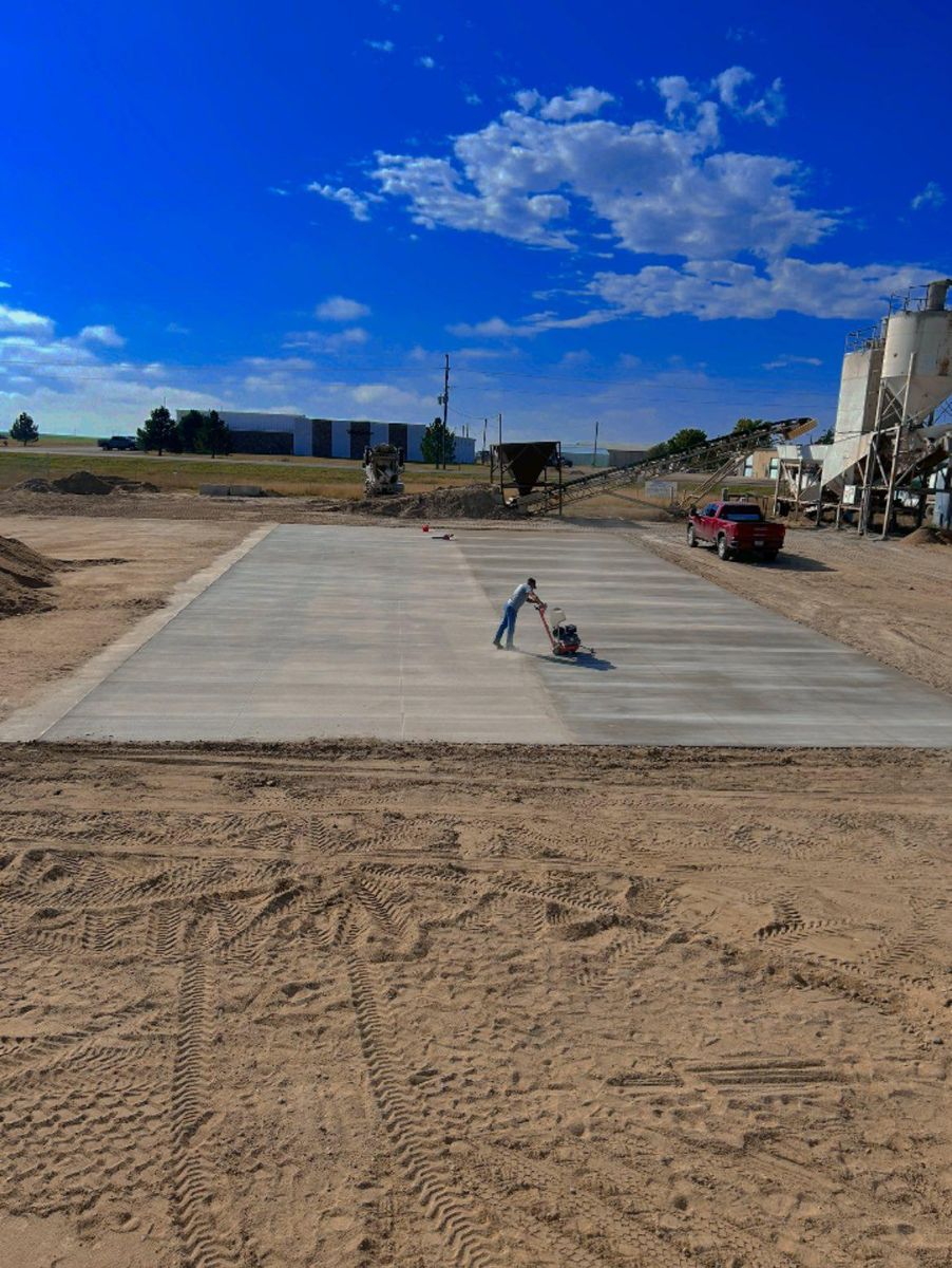 Concrete Slab Construction for J&G Concrete LLC in Garden City, KS