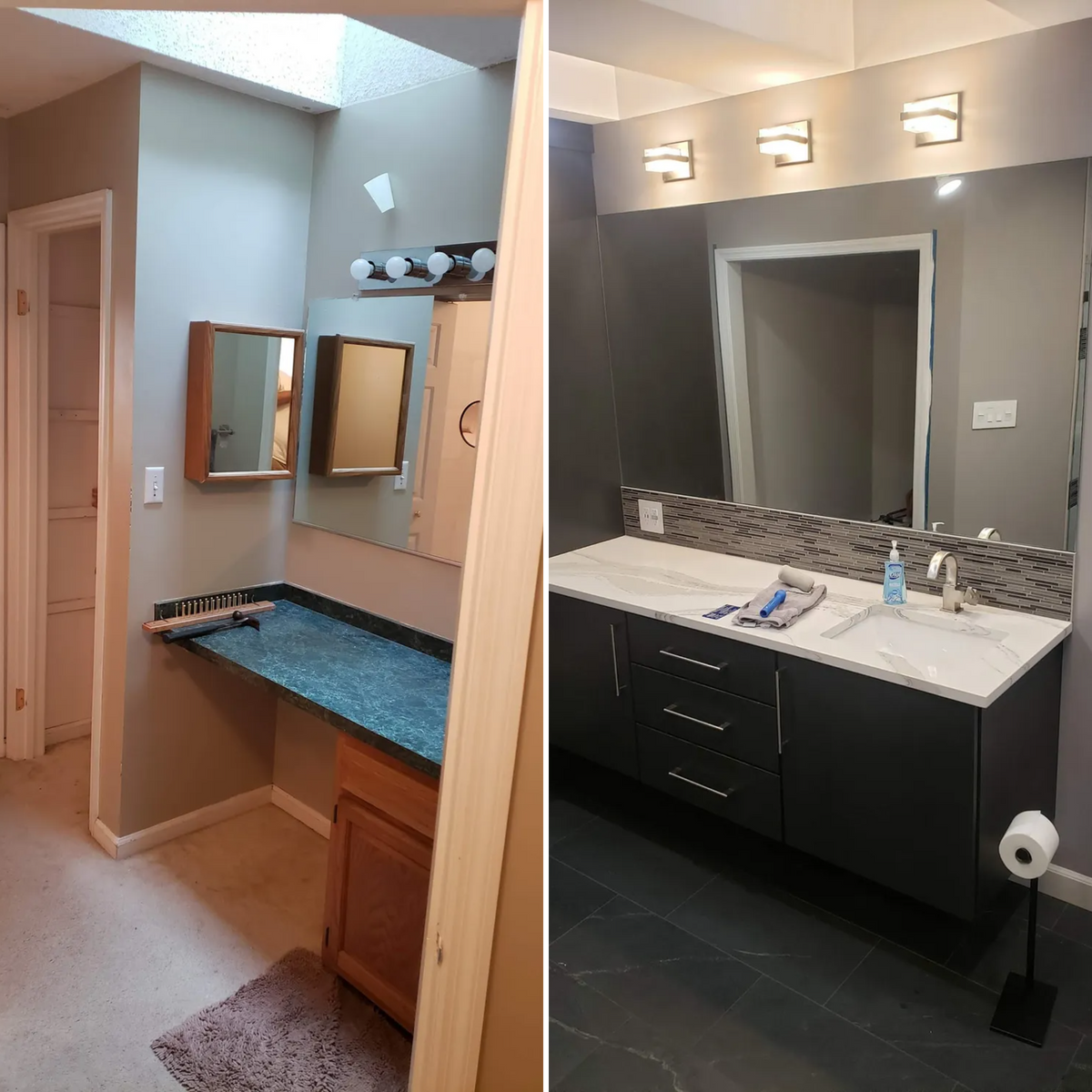 Bathroom Renovation for Demary Construction in Plattsburgh, NY