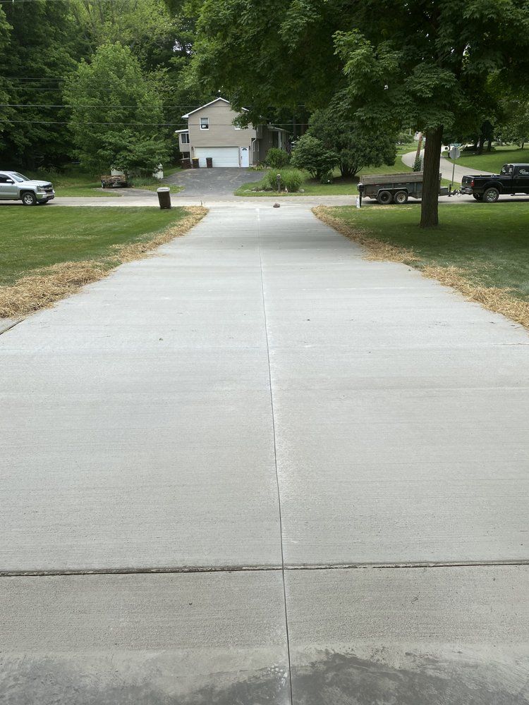 Concrete Driveway Installation for JW Concrete Services LLC in Lansing, MI