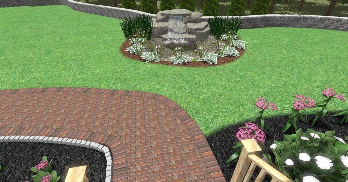 3D Landscape Design for TKC Landscaping in Middletown, NY
