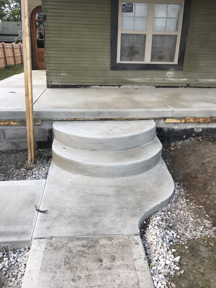 Stair Design & Installation for Mid Ohio Concrete in Pickerington, OH