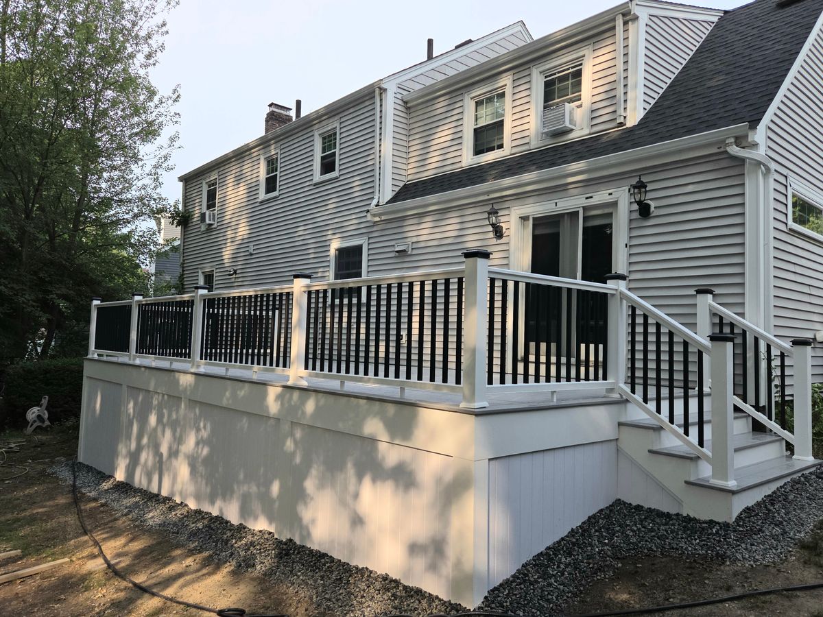 Deck Construction for Tuplin and Sons  in Braintree, MA