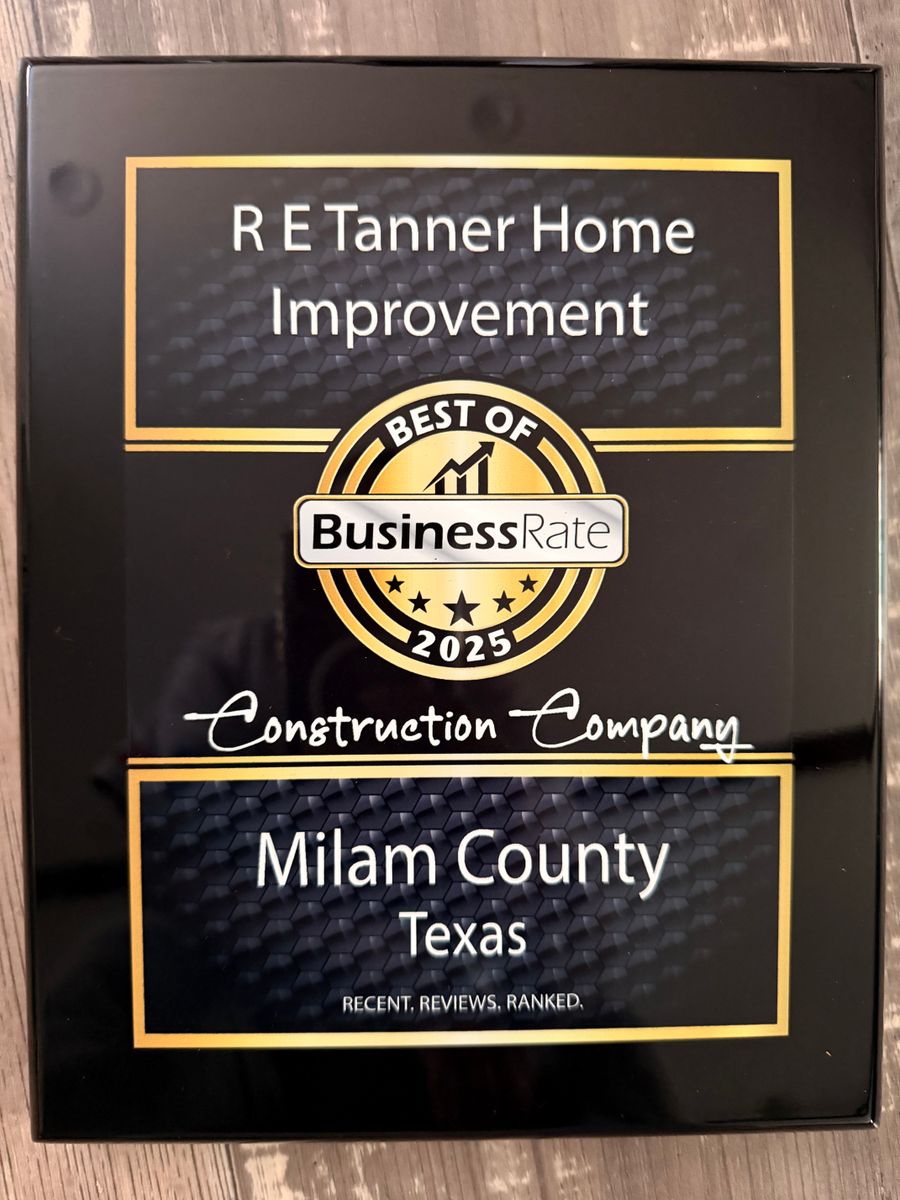 Roofing for R E Tanner Home Improvement in Buckholts, TX