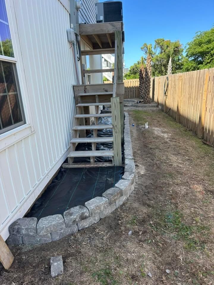 Hardscaping for Carolina Odd Jobs Inc. in Sneads Ferry, NC