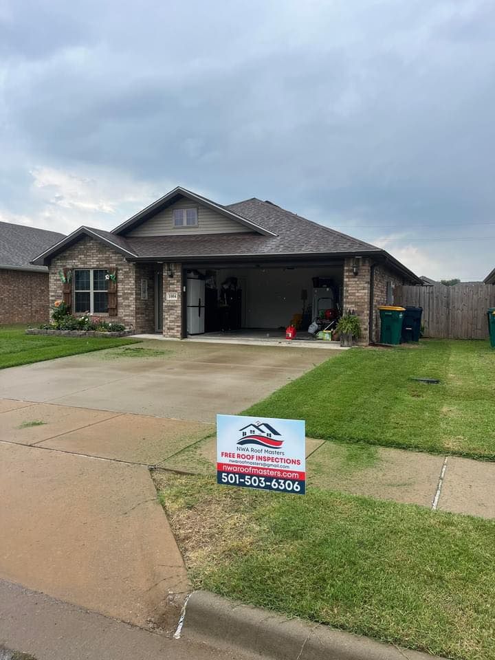 Roofing Installation for NWA Roof Masters in Fayetteville, AR