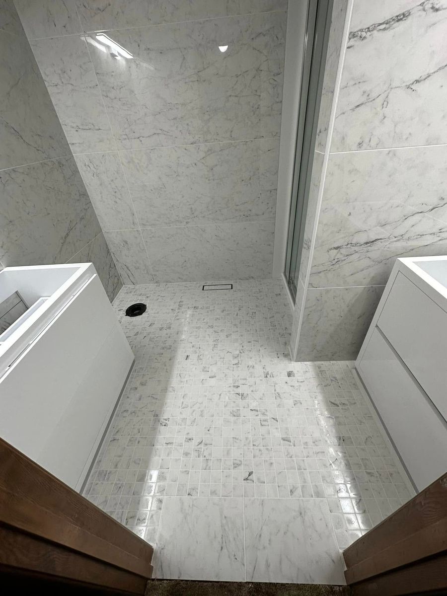 Bathroom Tiling for Love's Custom Tile in Sequim, WA