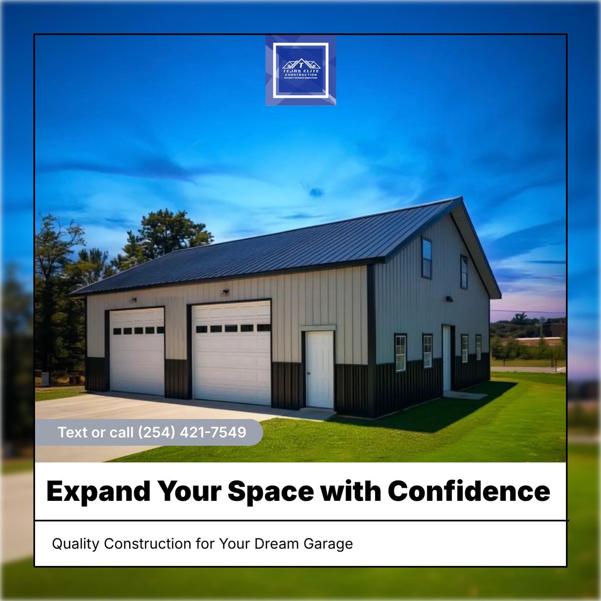 General Construction for Tejas Elite Custom Homes in Belton, TX