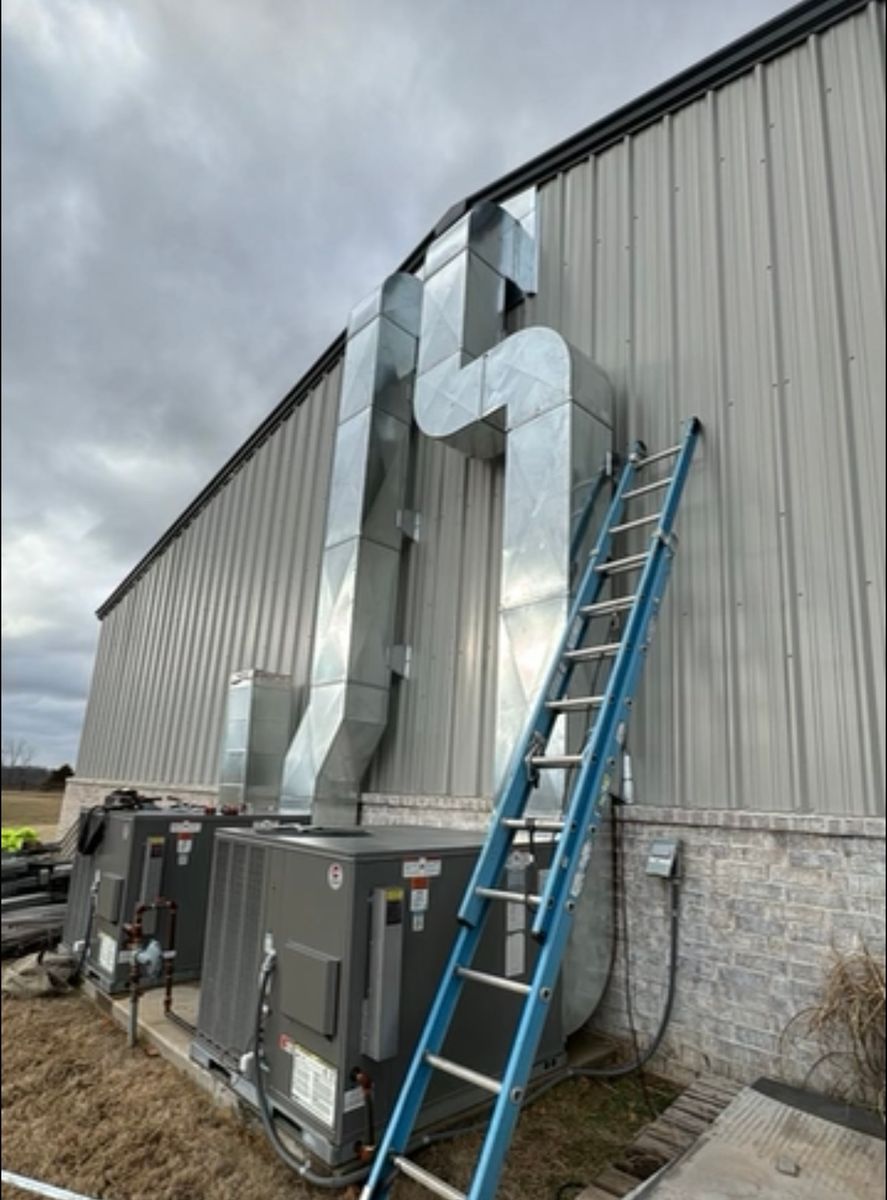 Commercial HVAC Installation for Martin Heat and Air in Garfield, AR