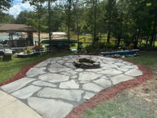 Retaining Wall Construction for C & D Landscaping Services, LLC in Blairsville, GA