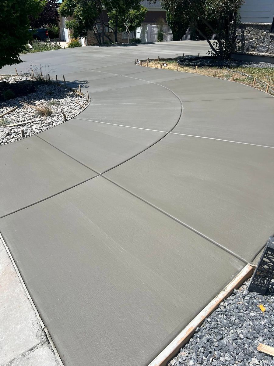Sidewalk Installation for Feiloaki Construction  in Sunset, Utah