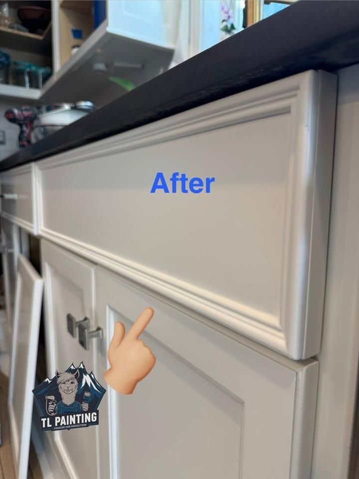 Cabinet Painting for TL Painting in Joliet, IL