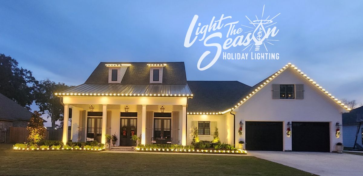 Christmas light takedown for Light The Season in Lafayette Parish,  LA