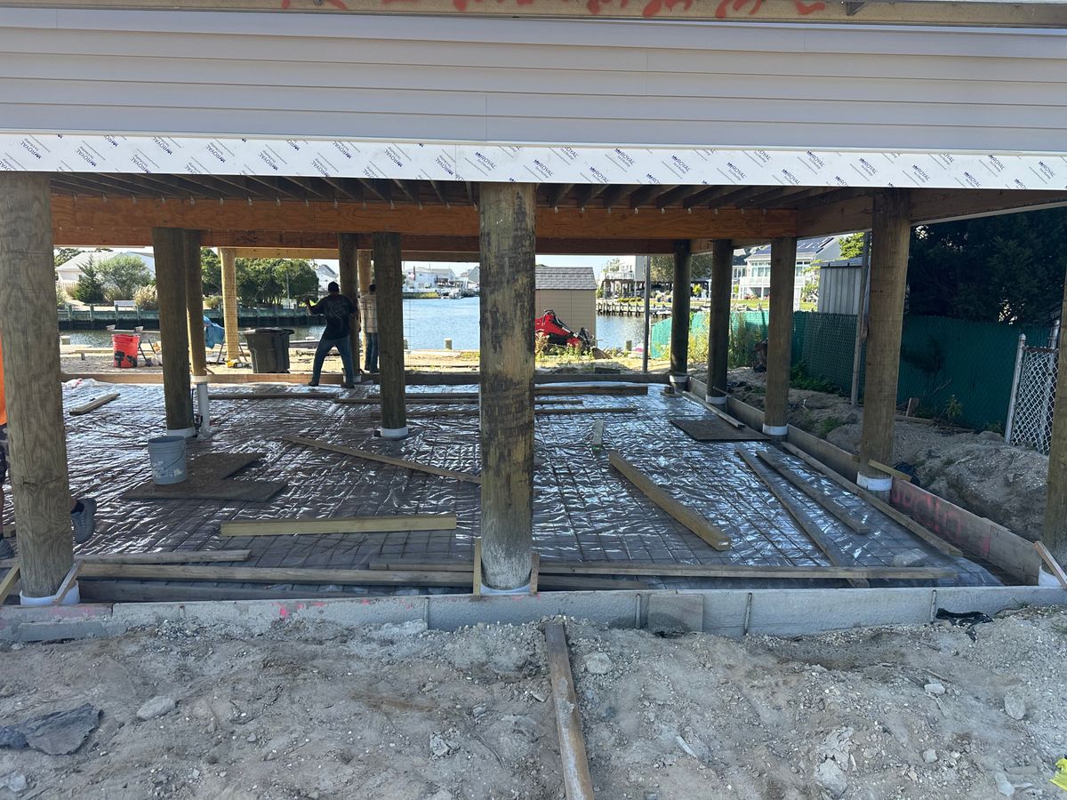 Concrete Driveway Installation for DiDaniele Masonry in Tuckerton, NJ