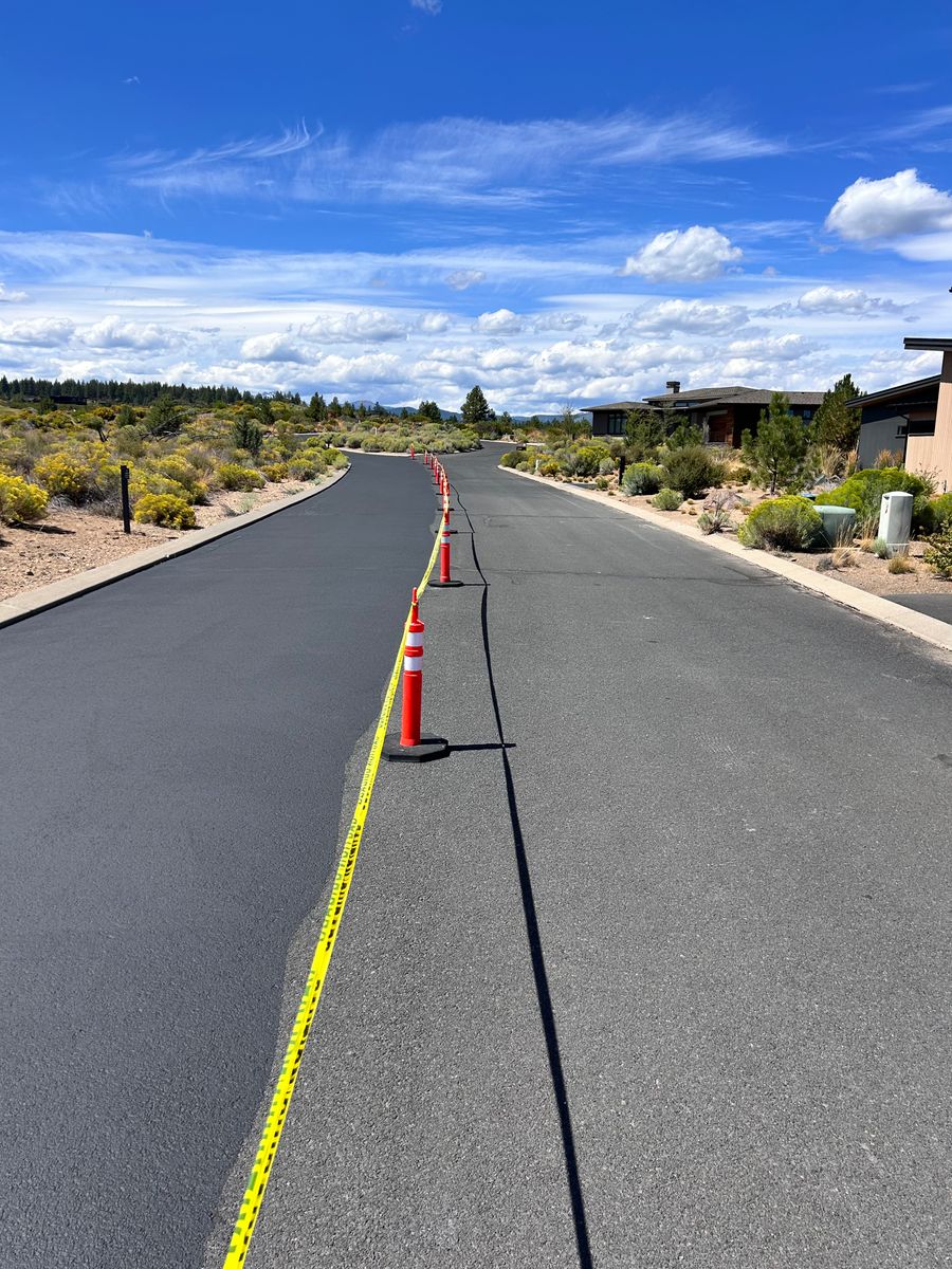 Sealcoat Installation for Pacific Sealcoating in Black Butte Ranch, OR