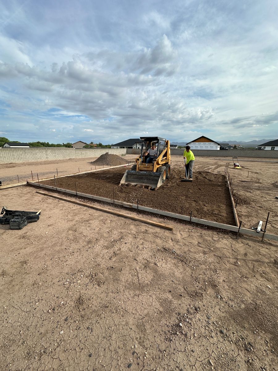 Concrete Slab Construction for American Concrete Placement in Camp Verde, AZ