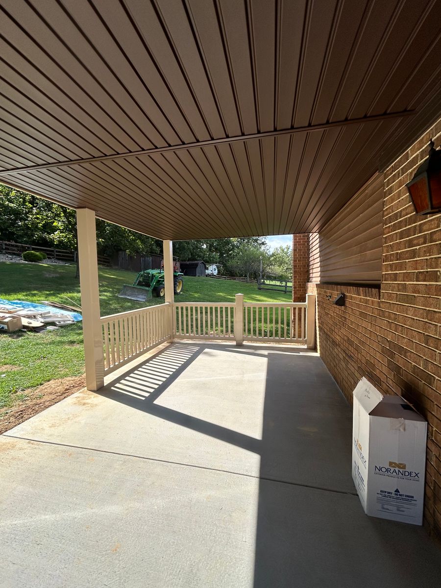 Deck & Patio Installation for E&H Contracting in Staunton, VA