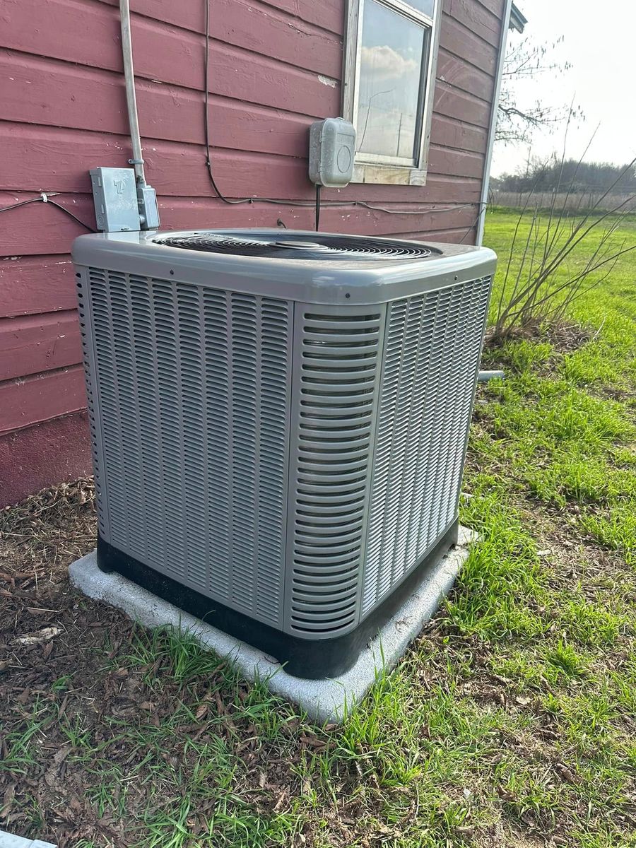 Installation of HVAC Systems for Isaac’s Air in Yoakum, TX