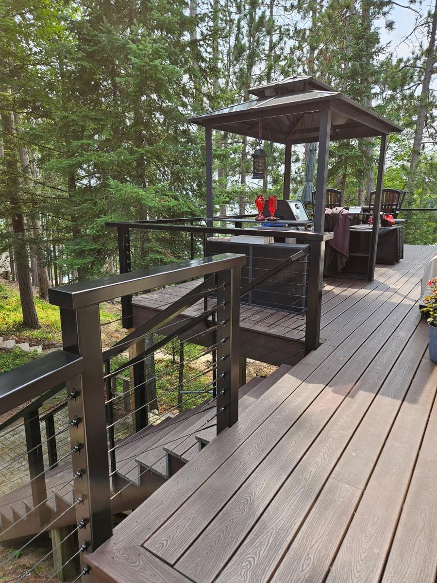 Cable Railing Systems for Timber Concepts  in Green Bay, WI